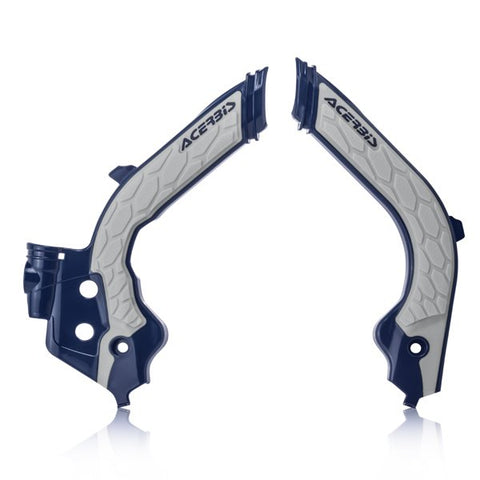 Acerbis Husqvarna X-Grip Frame Guards - Blue Grey