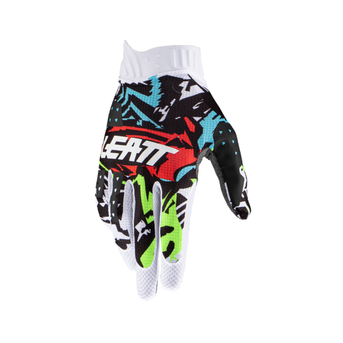 Leatt Moto 1.5 Gripr Youth Gloves Zebra