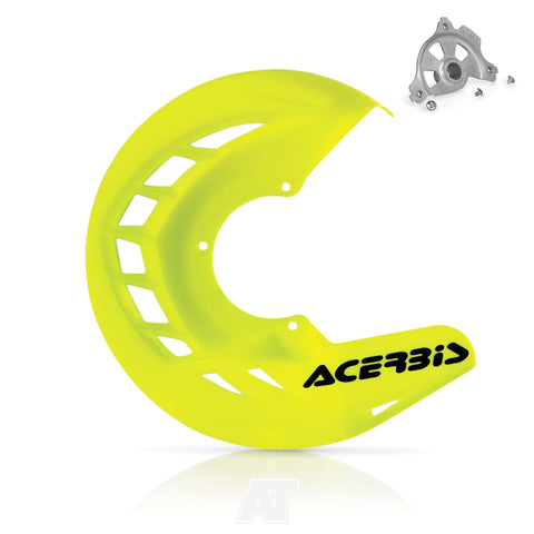 Acerbis X-Brake Front Disc Cover Guard Fluo Yellow