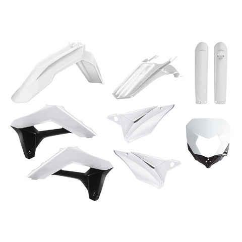 Polisport Sherco Plastics kit SER SEF - White Black
