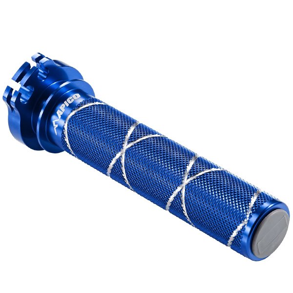 Apico Aluminium Throttle Tube - Husqvarna - Blue – AT Motocross