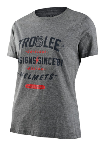 Troy Lee Designs Womens Roll Out SS Tee Deep Heather
