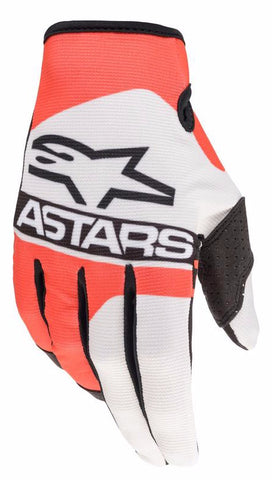 Alpinestars Radar White Red Fluo Blue Gloves