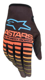 Alpinestars Kids Radar Black Yellow Fluo Coral Gloves