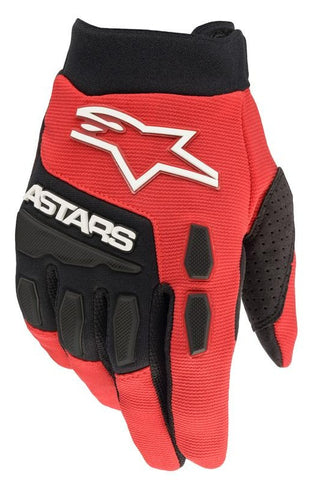 Alpinestars Kids Full Bore Bright Red Black Gloves