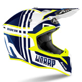 Airoh Wraap Broken Blue Gloss Helmet